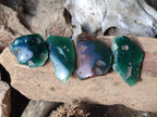 Polished On One Side Mtorolite Chrysoprase Plates x 35 From Mutorashanga, Zimbabwe - Toprock Gemstones and Minerals 