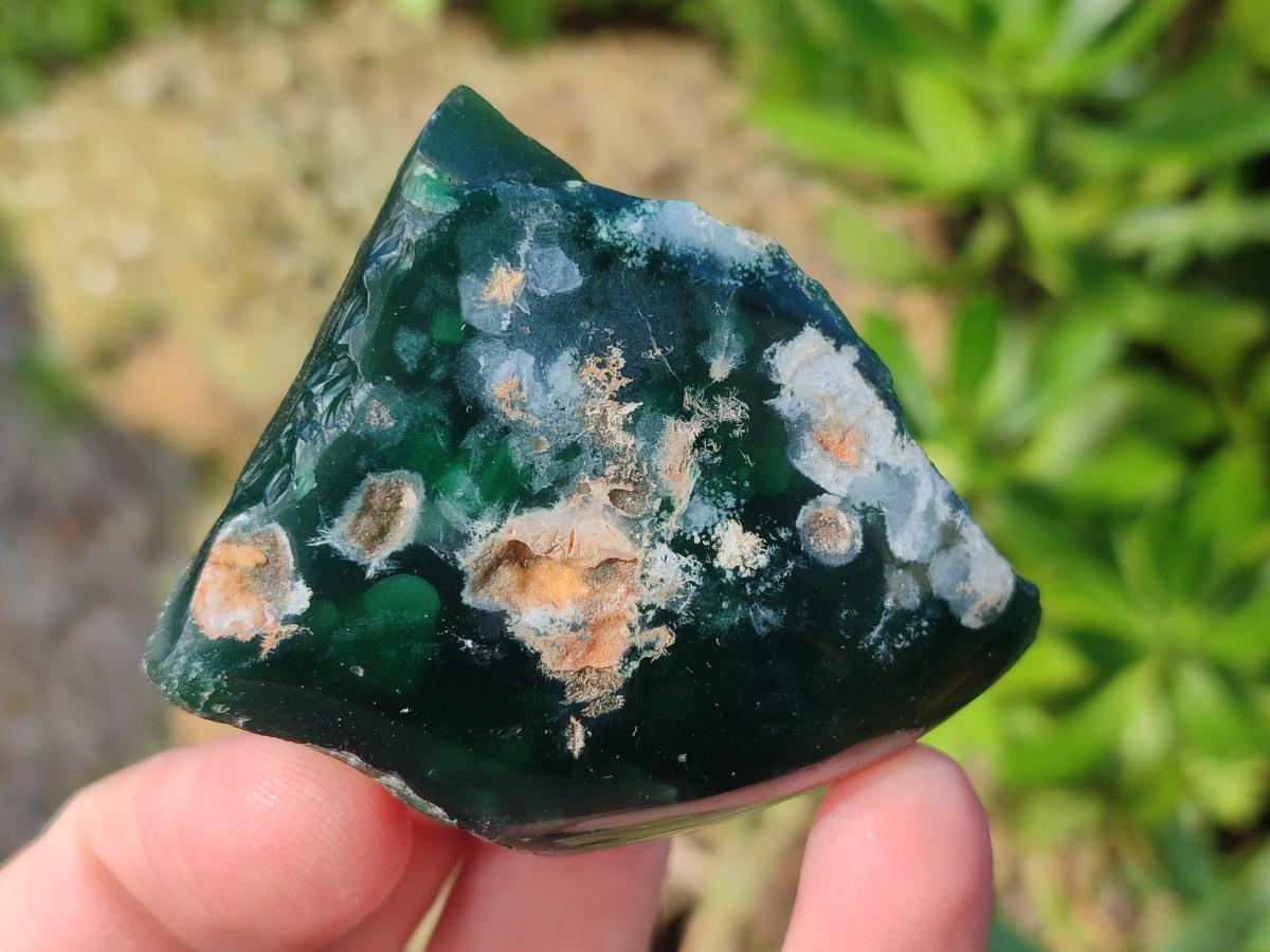 Polished On One Side Mtorolite Chrysoprase Plates x 35 From Mutorashanga, Zimbabwe - Toprock Gemstones and Minerals 
