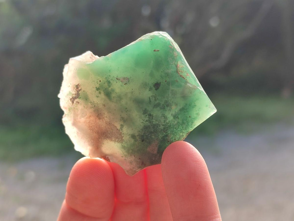Polished On One Side Mtorolite Chrysoprase Plates x 35 From Mutorashanga, Zimbabwe - Toprock Gemstones and Minerals 