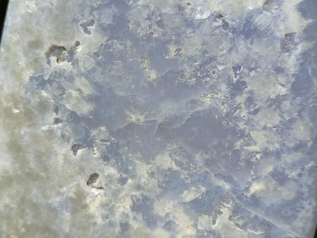 Polished Large Blue Lace Agate Standing Display Piece x 1 From Nsanje, Malawi - Toprock Gemstones and Minerals 