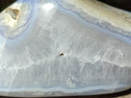 Polished Large Blue Lace Agate Standing Display Piece x 1 From Nsanje, Malawi - Toprock Gemstones and Minerals 