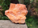 Natural Rhombohedral Sunset Orange Calcite Specimens x 6 From Spitzkop, Namibia - Toprock Gemstones and Minerals 