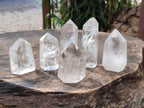 Polished Clear Quartz Display Crystals x 6 From Madagascar - Toprock Gemstones and Minerals 