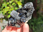 Natural Schorl Black Tourmaline with Associated Minerals x 6 From Erongo, Namibia - Toprock Gemstones and Minerals 