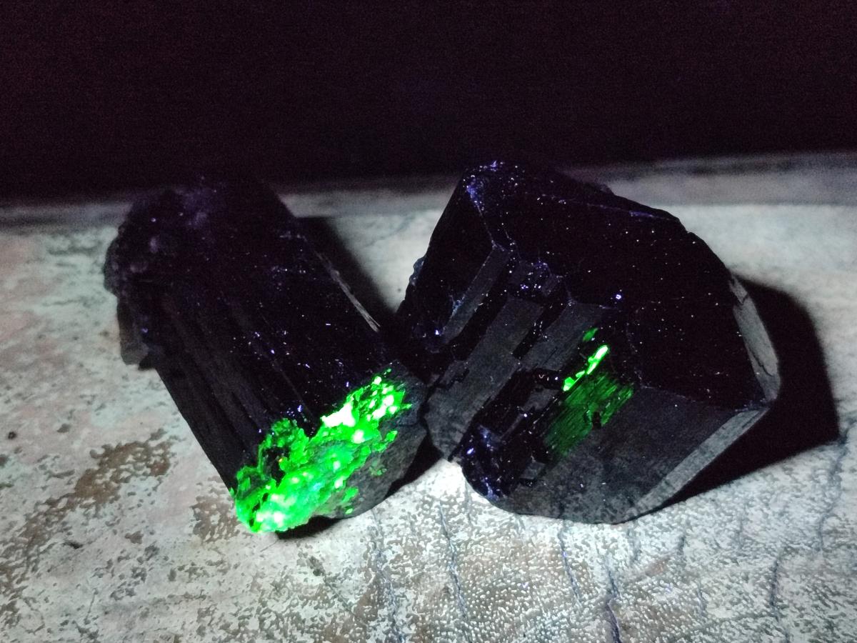 Natural Schorl Black Tourmaline with Associated Minerals x 6 From Erongo, Namibia - Toprock Gemstones and Minerals 