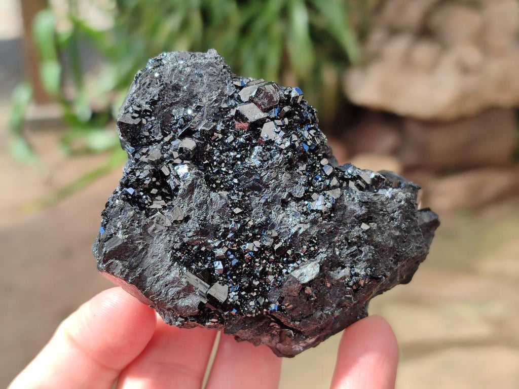 Natural Schorl Black Tourmaline with Associated Minerals x 6 From Erongo, Namibia - Toprock Gemstones and Minerals 