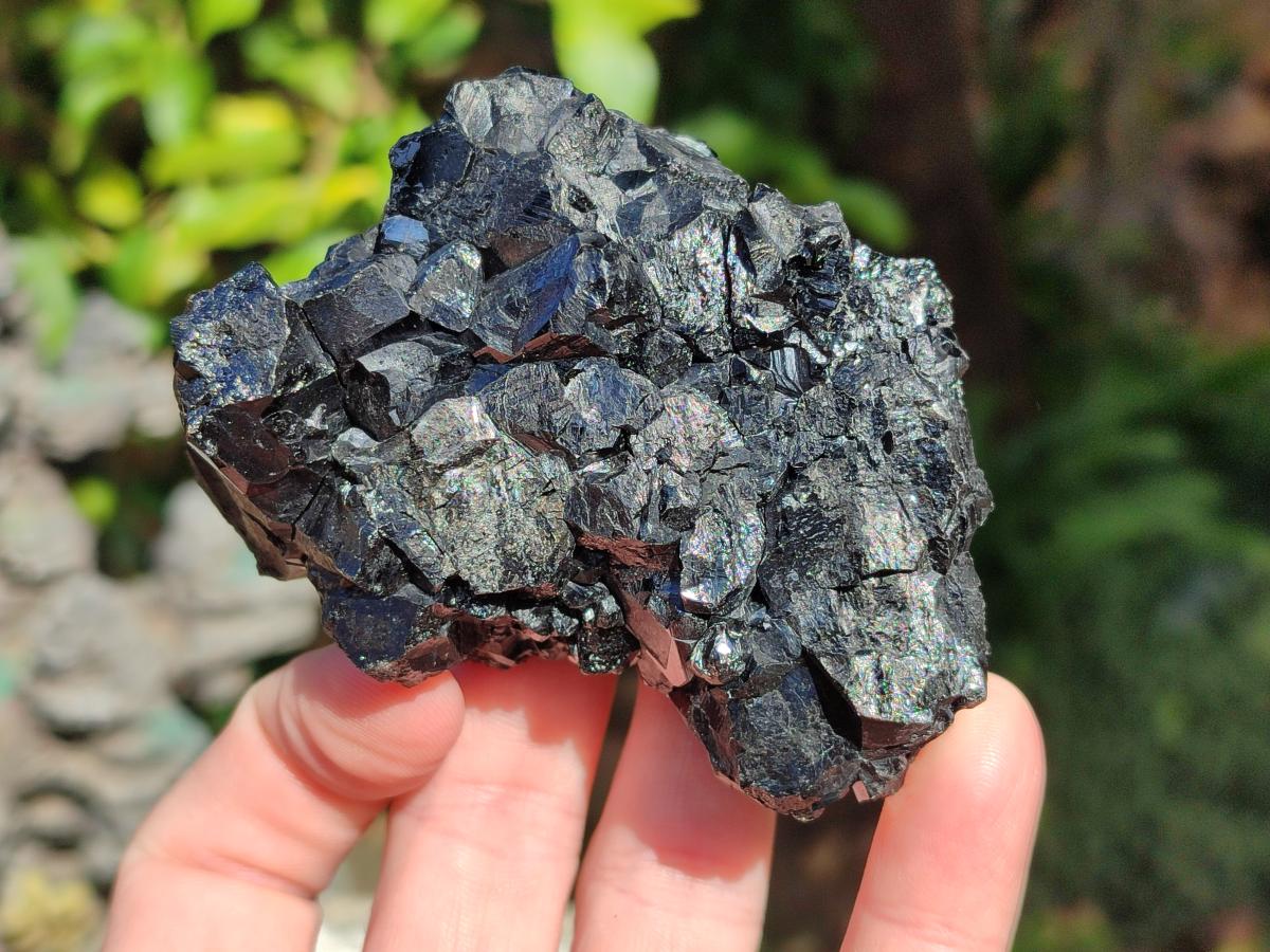 Natural Schorl Black Tourmaline with Associated Minerals x 6 From Erongo, Namibia - Toprock Gemstones and Minerals 