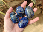 Polished Sodalite Palm Stones x 20 From Kunene River, Namibia - Toprock Gemstones and Minerals 