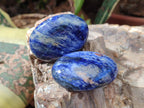 Polished Sodalite Palm Stones x 20 From Kunene River, Namibia - Toprock Gemstones and Minerals 