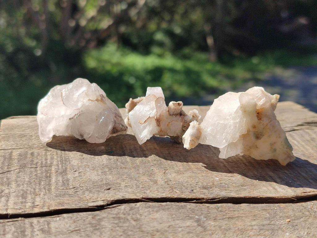 Natural Stacked Rhombohedral Calcite Specimens x 24 From Albert's Mountain, Lesotho - Toprock Gemstones and Minerals 