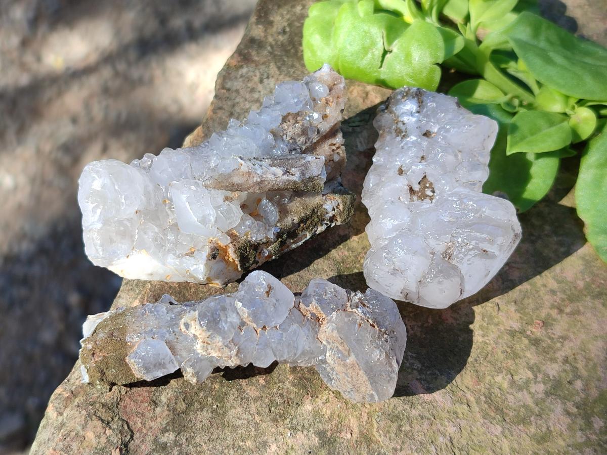 Natural Stacked Rhombohedral Calcite Specimens x 24 From Albert's Mountain, Lesotho - Toprock Gemstones and Minerals 