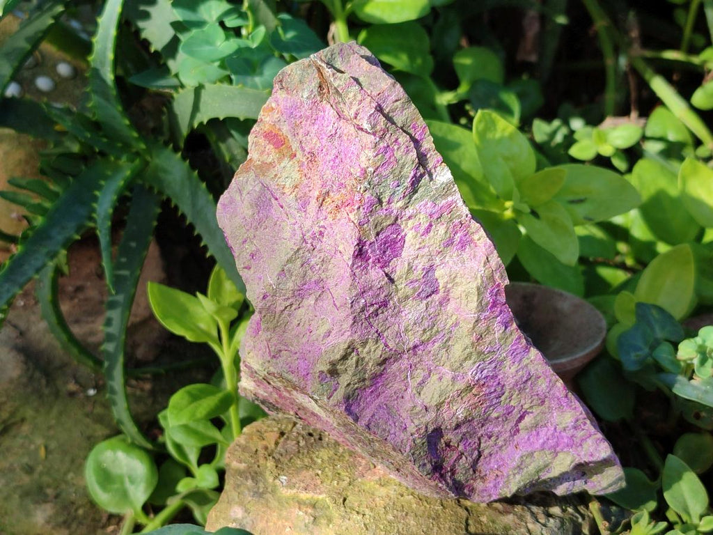 Natural Cobbed Stichtite Specimens x 3 From Barberton, South Africa - Toprock Gemstones and Minerals 