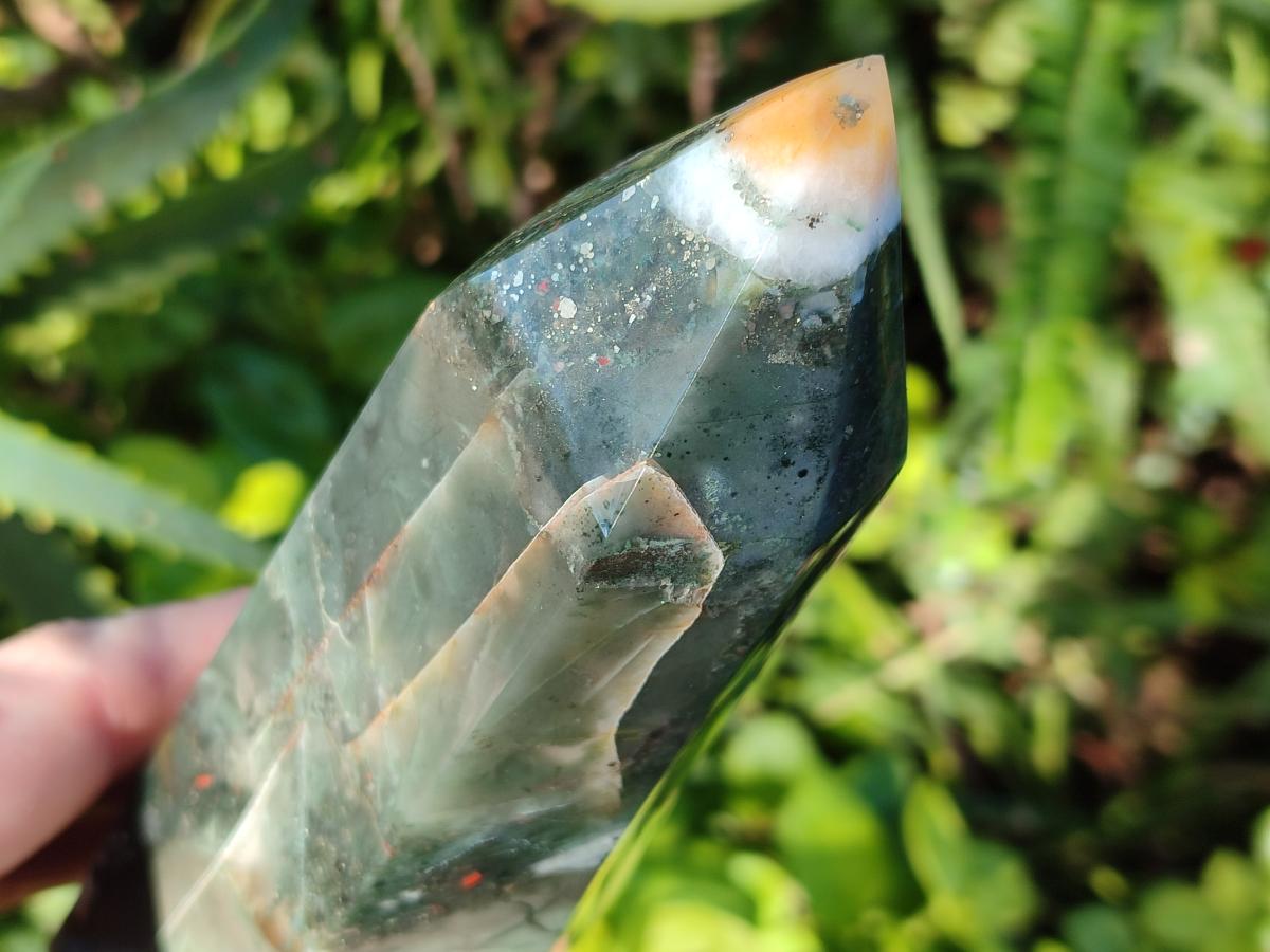 Polished Bloodstone Display Crystals x 3 From Swaziland - Toprock Gemstones and Minerals 