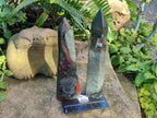 Polished Bloodstone Display Crystals x 3 From Swaziland - Toprock Gemstones and Minerals 