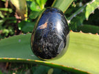 Polished Black Tourmaline Eggs x 6 From Madagascar - Toprock Gemstones and Minerals 