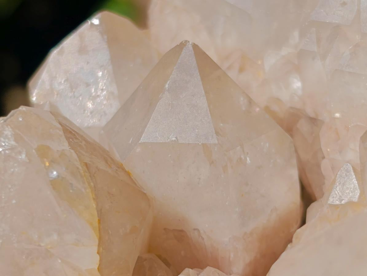 Natural Smokey Phantom Quartz Clusters x 2 From Luena, Congo - Toprock Gemstones and Minerals 