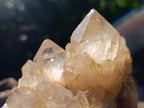 Natural Smokey Phantom Quartz Clusters x 2 From Luena, Congo - Toprock Gemstones and Minerals 