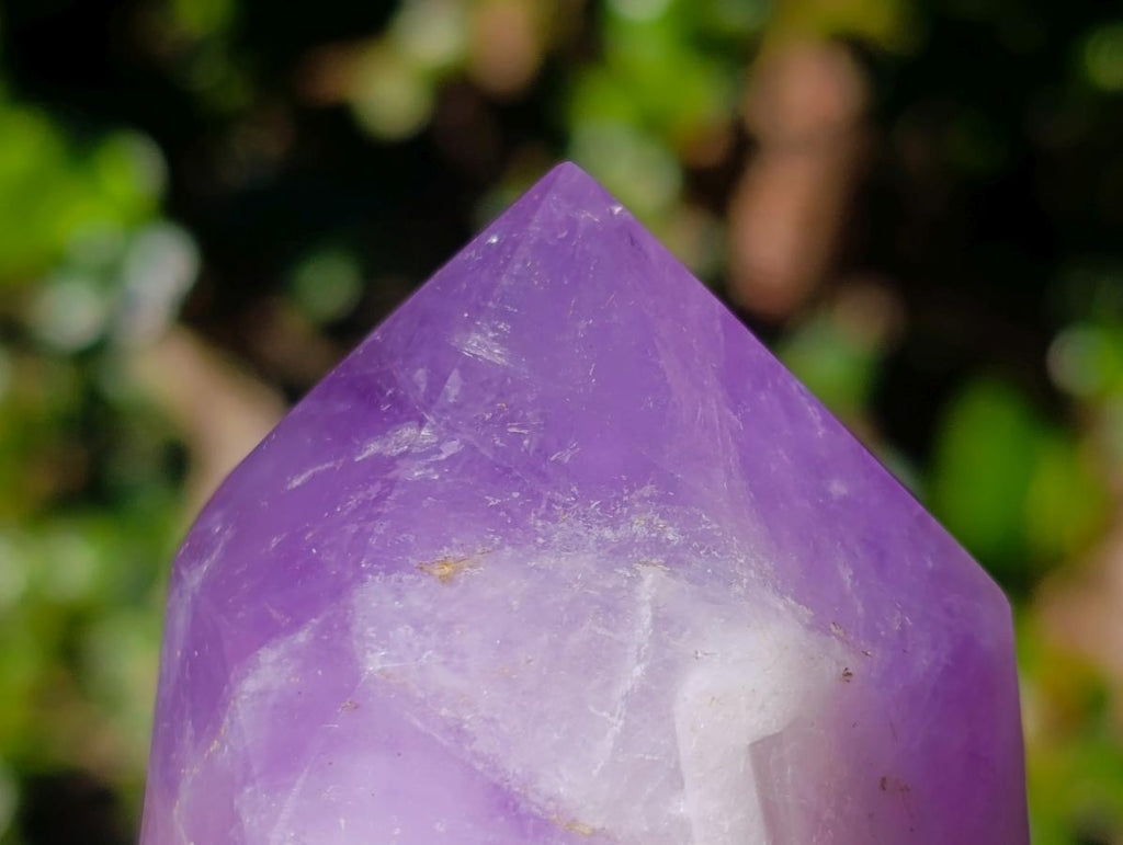 Polished Chevron Amethyst Display Crystals x 3 From Madagascar - Toprock Gemstones and Minerals 