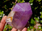 Polished Chevron Amethyst Display Crystals x 3 From Madagascar - Toprock Gemstones and Minerals 