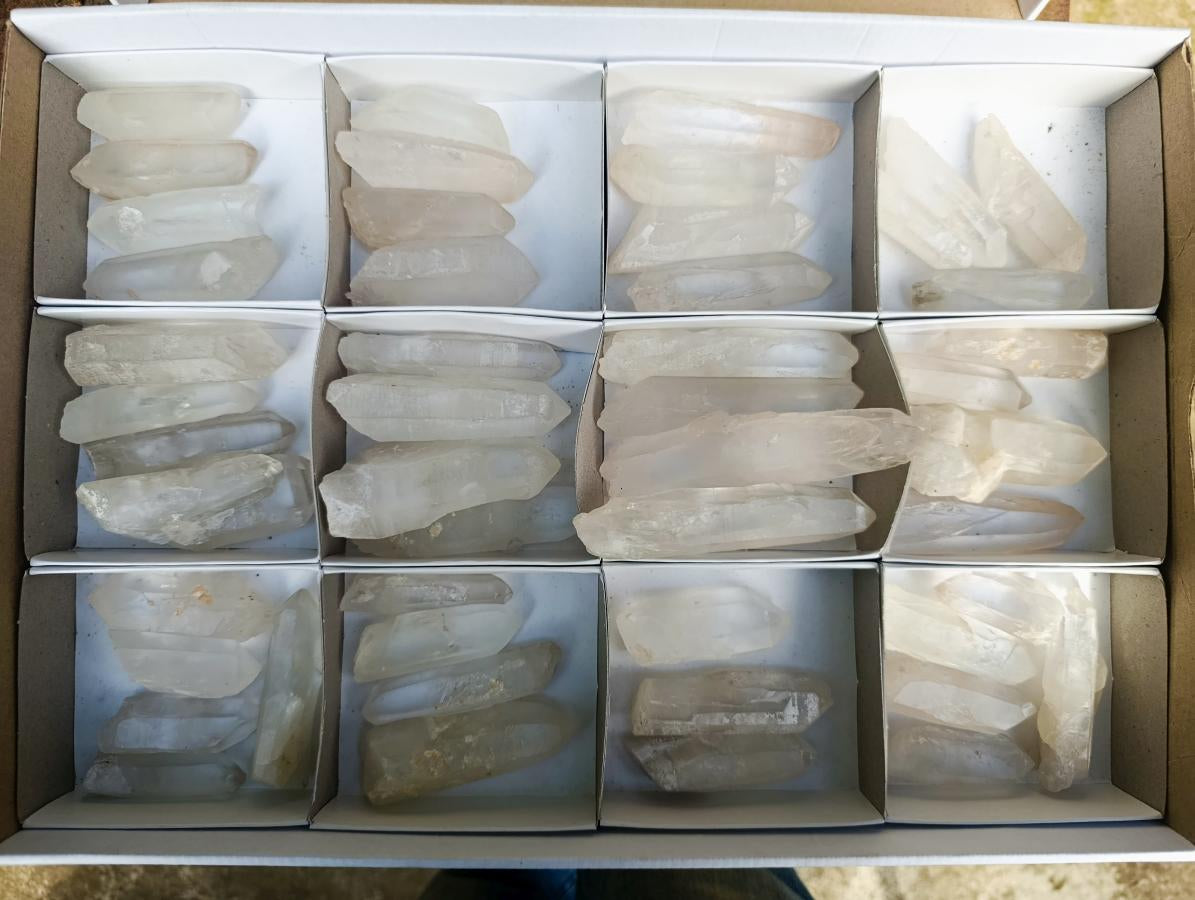 Natural Malagasy Quartz Crystals x 49 From Madagascar - Toprock Gemstones and Minerals 