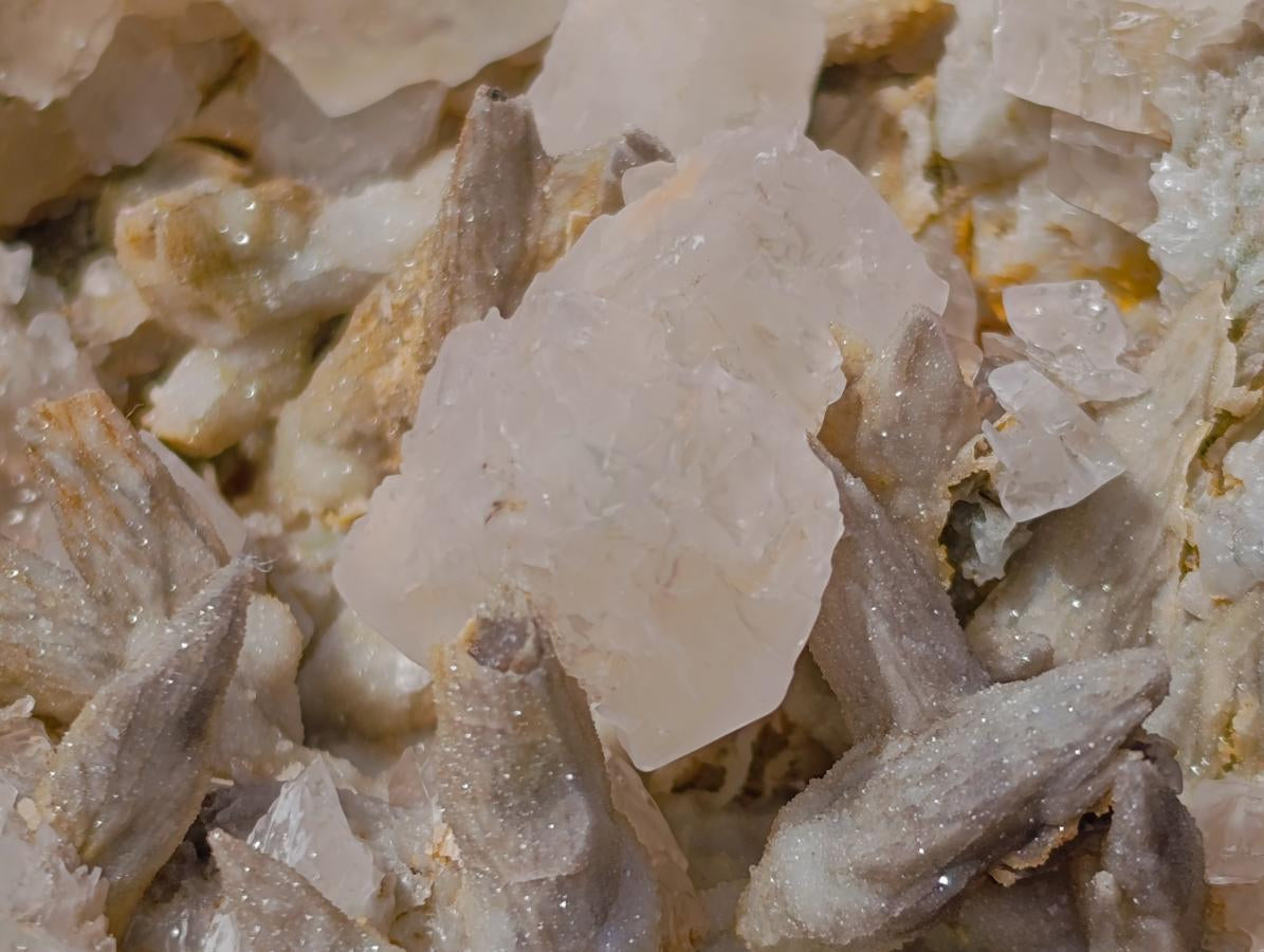 Natural Rhombohedral Calcite Specimens x 2 From Albert's Mountain, Lesotho - Toprock Gemstones and Minerals 