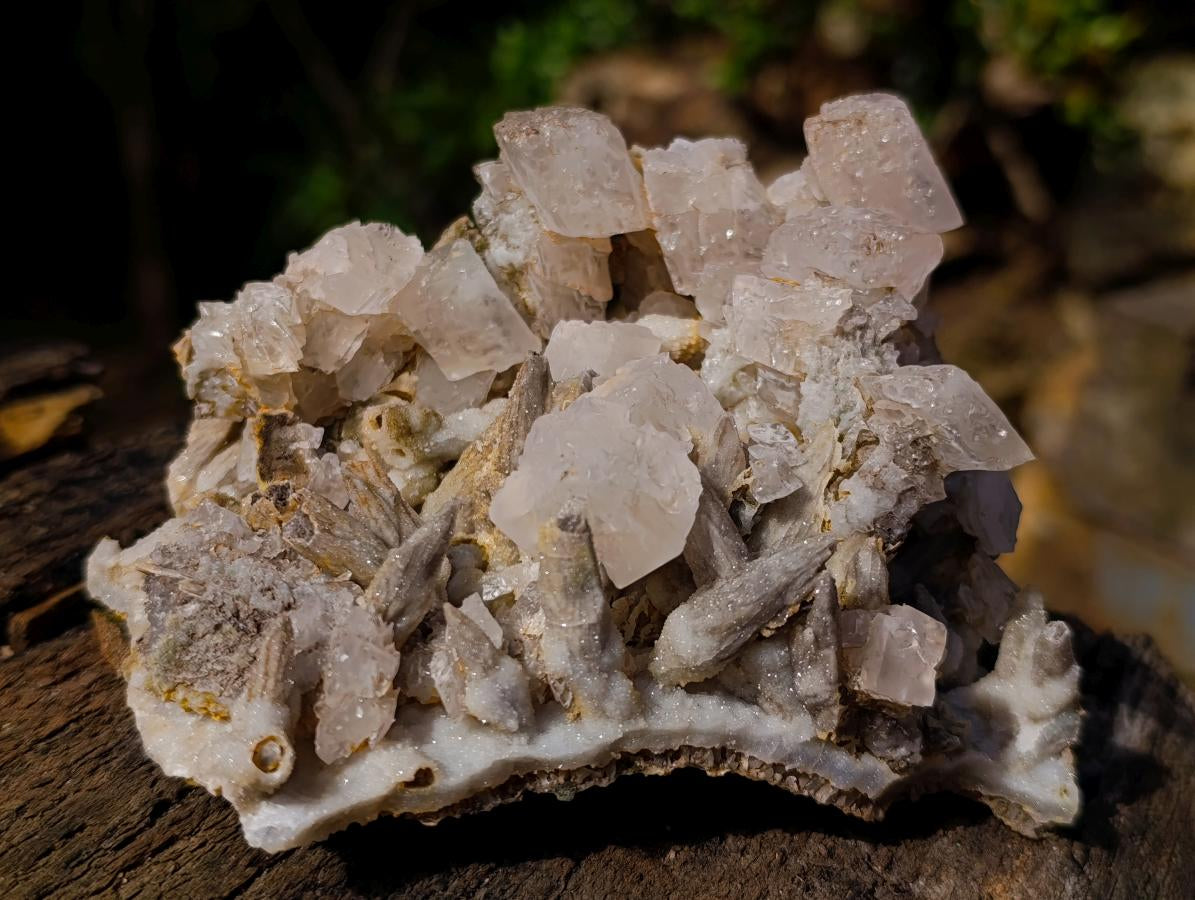 Natural Rhombohedral Calcite Specimens x 2 From Albert's Mountain, Lesotho - Toprock Gemstones and Minerals 