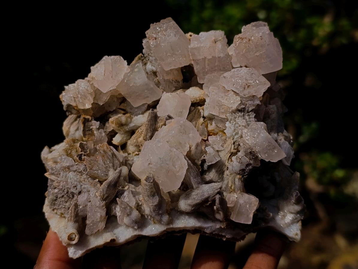 Natural Rhombohedral Calcite Specimens x 2 From Albert's Mountain, Lesotho - Toprock Gemstones and Minerals 