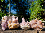 Natural Spirit Ametrine Clusters x 4 From Boekenhouthoek, South Africa - Toprock Gemstones and Minerals 