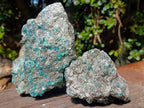 Natural Emerald Mica 'Mutokolite' Cobbed Specimens x 2 From Mutoko, Zimbabwe - Toprock Gemstones and Minerals 