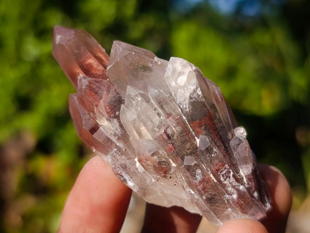 Natural Red Hematoid Quartz Crystals x 35 From Karoi, Zimbabwe - Toprock Gemstones and Minerals 