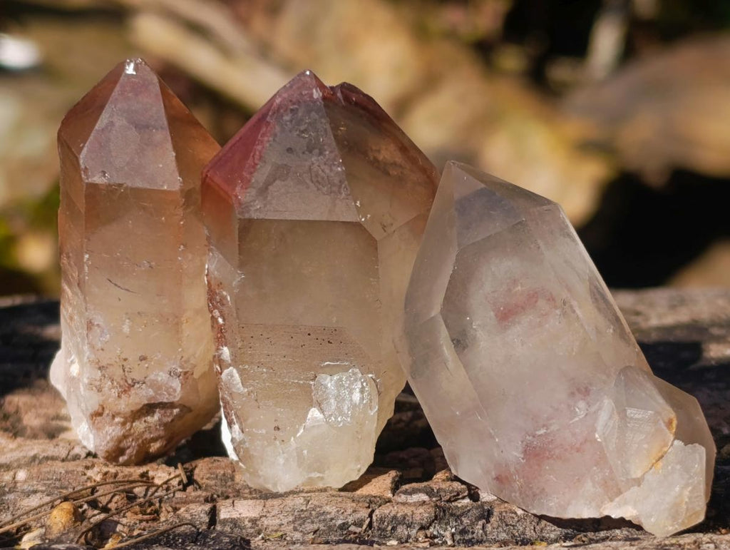 Natural Red Hematoid Quartz Crystals x 35 From Karoi, Zimbabwe - Toprock Gemstones and Minerals 