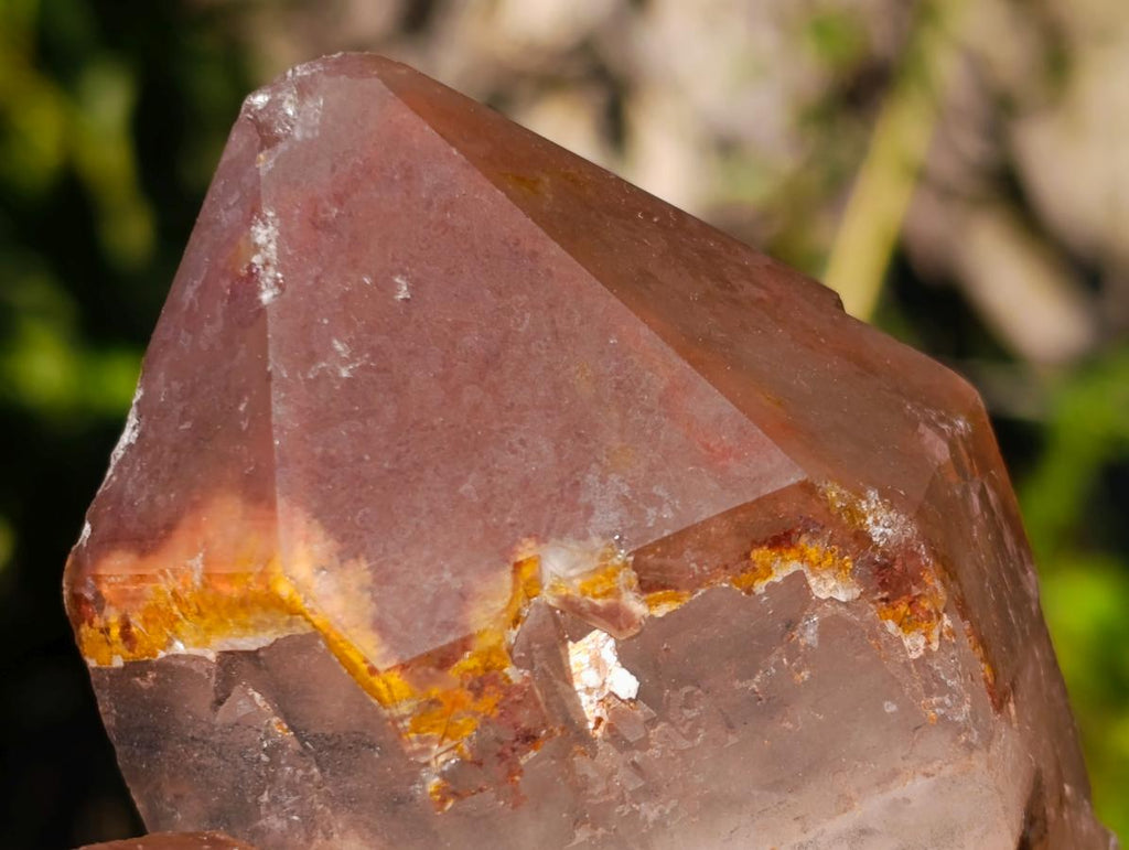 Natural Red Hematoid Quartz Clusters x 4 From Karoi, Zimbabwe - Toprock Gemstones and Minerals 