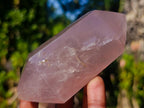 Polished Double Terminated Gemmy Rose Quartz Crystals x 6 From Madagascar - Toprock Gemstones and Minerals 