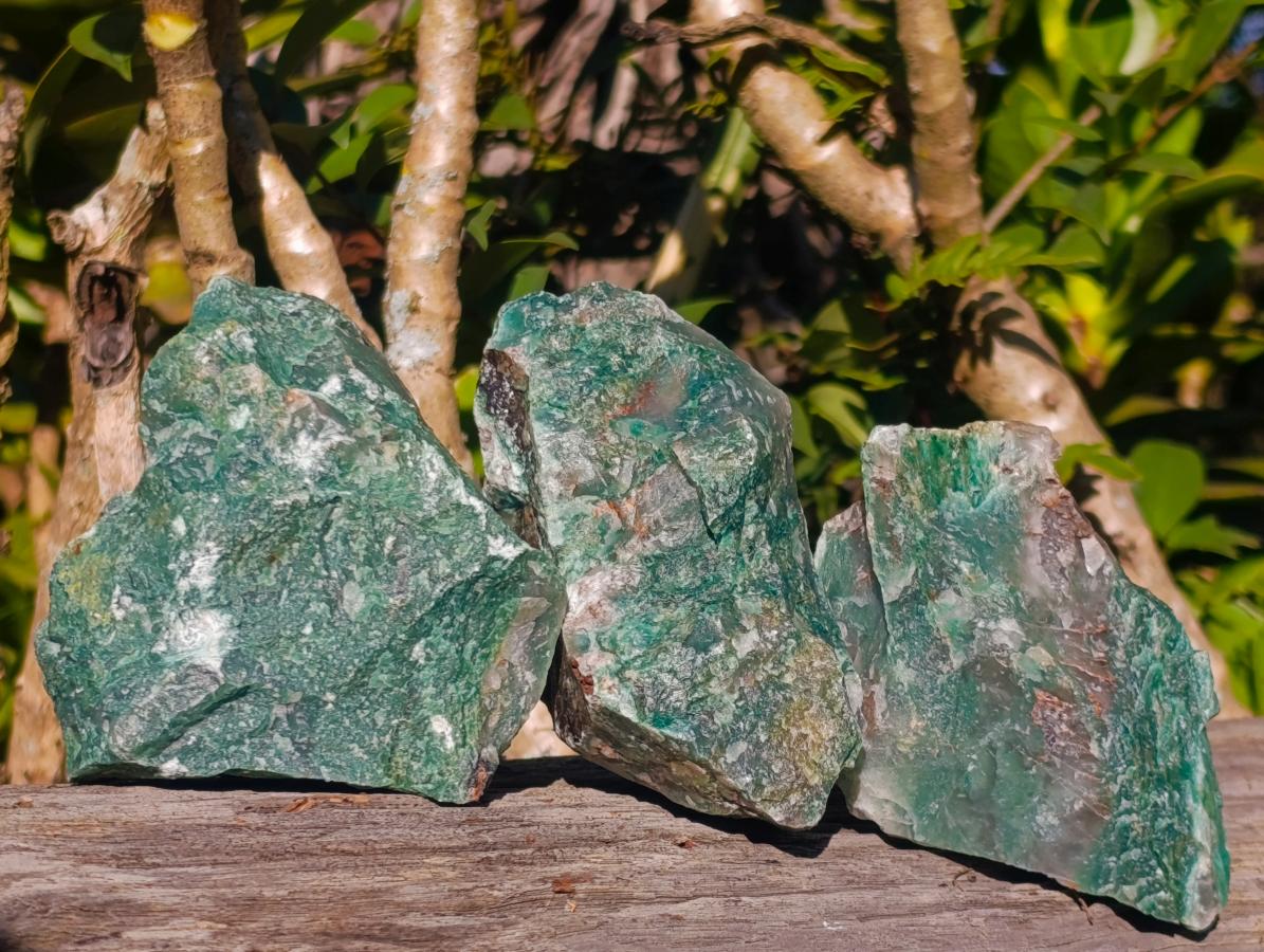 Natural Swazi Jade Cobbed Specimens x 12 From Swaziland - Toprock Gemstones and Minerals 
