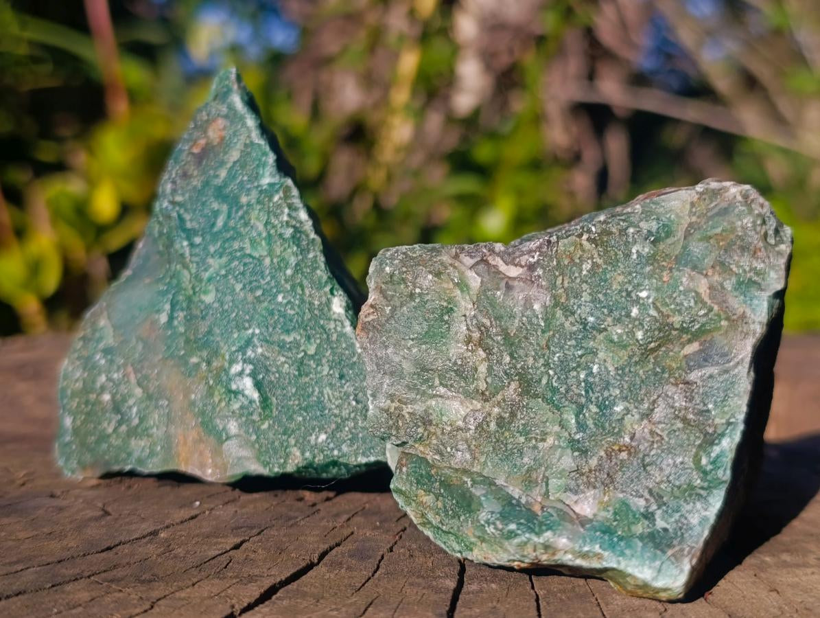 Natural Swazi Jade Cobbed Specimens x 12 From Swaziland - Toprock Gemstones and Minerals 