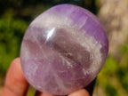 Polished Chevron Amethyst Galets x 33 From Madagascar - Toprock Gemstones and Minerals 