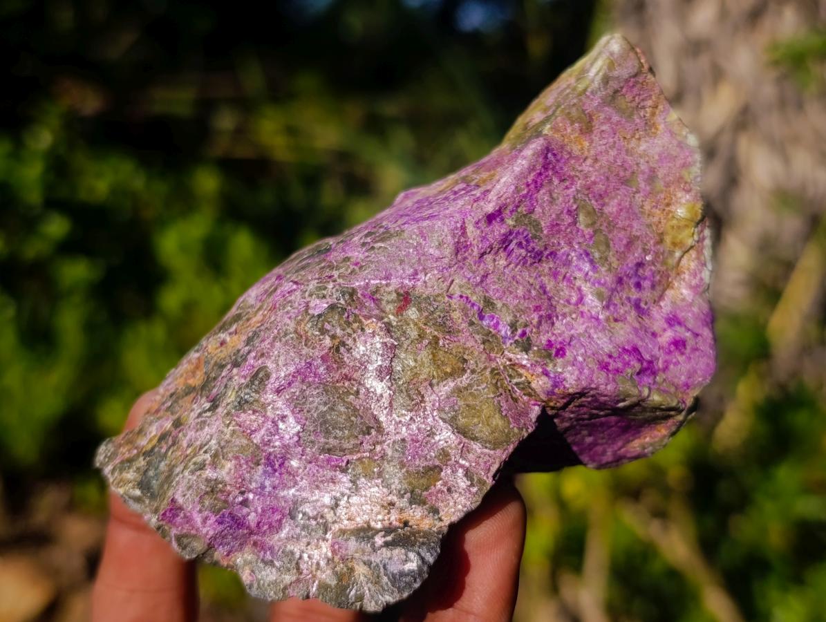 Natural Cobbed Stichtite Specimens x 12 From Barberton, South Africa - Toprock Gemstones and Minerals 