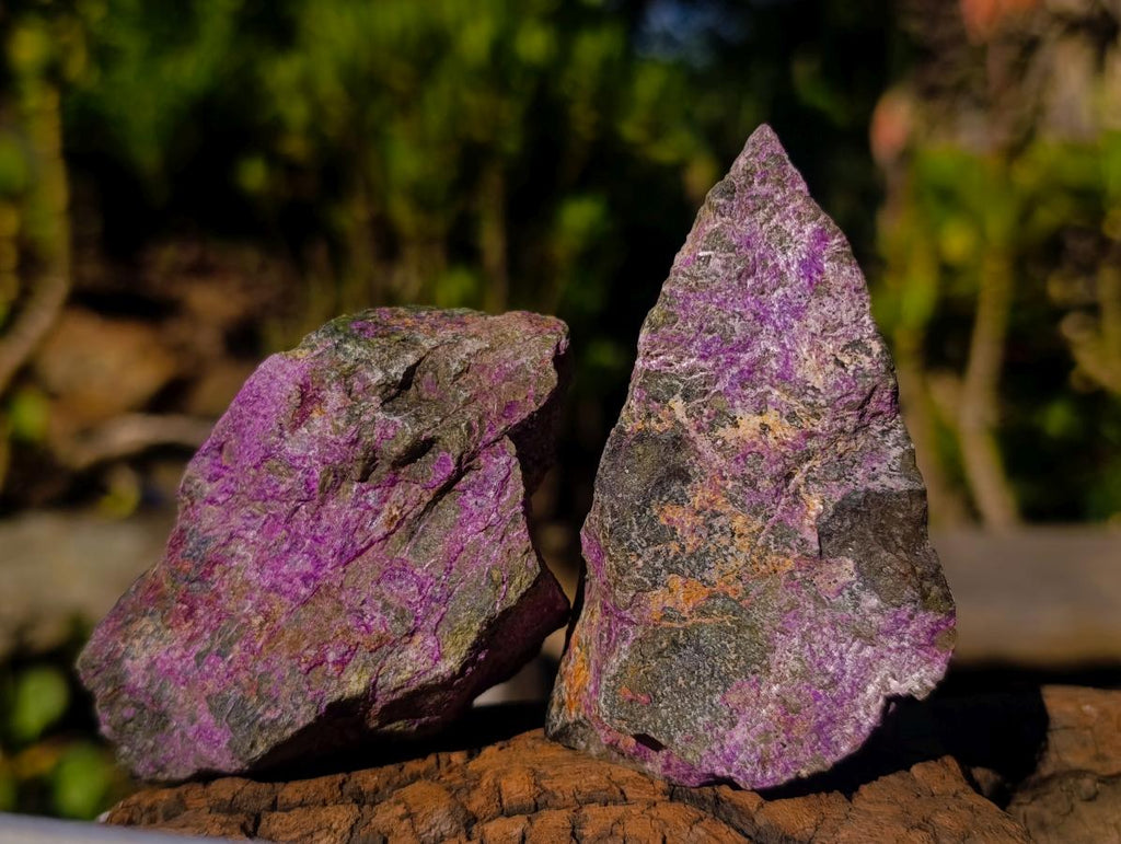 Natural Cobbed Stichtite Specimens x 12 From Barberton, South Africa - Toprock Gemstones and Minerals 