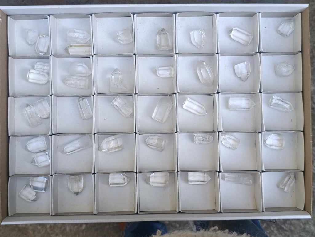 Polished Clear Quartz Jewellery Points x 42 From Madagascar - Toprock Gemstones and Minerals 