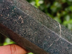 Polished Fuchsite Quartz with Pyrite Display Points x 4 From Andakatany, Madagascar - Toprock Gemstones and Minerals 