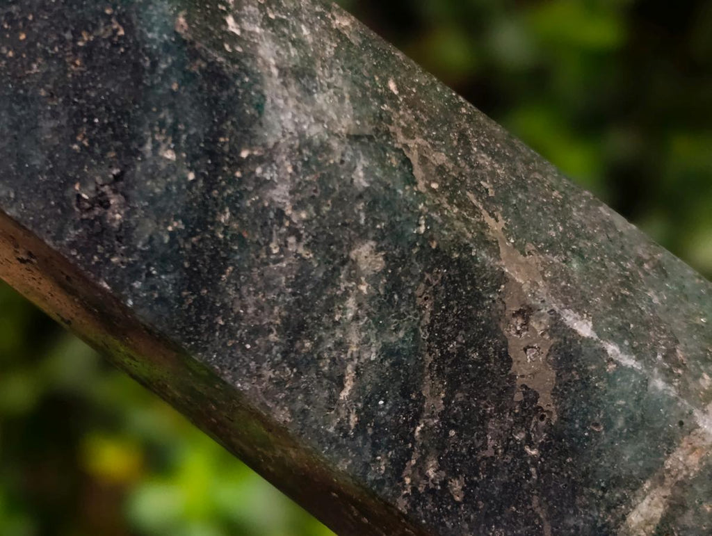 Polished Fuchsite Quartz with Pyrite Display Points x 4 From Andakatany, Madagascar - Toprock Gemstones and Minerals 