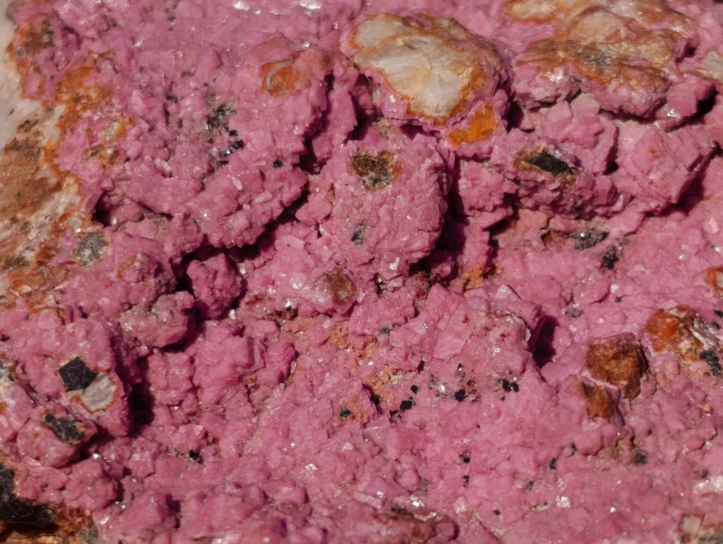 Natural Rhomboherdral Cobaltoan Calcite in Dolomite Specimens x 4 From Kakanda, Congo - Toprock Gemstones and Minerals 