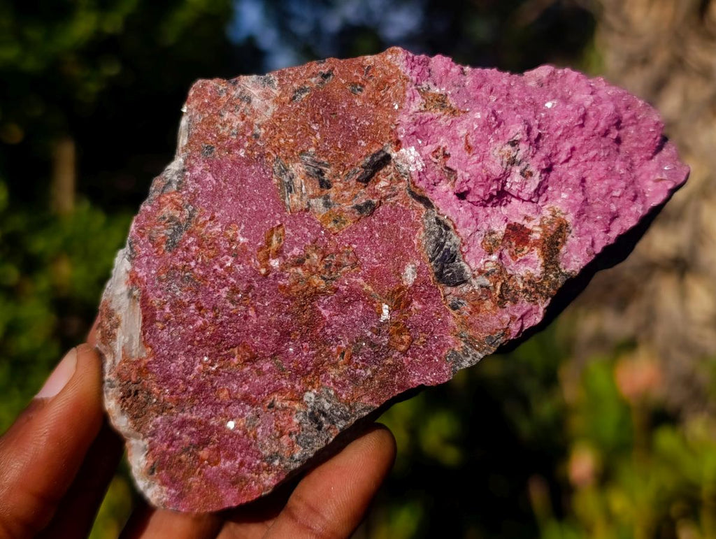 Natural Rhomboherdral Cobaltoan Calcite in Dolomite Specimens x 4 From Kakanda, Congo - Toprock Gemstones and Minerals 