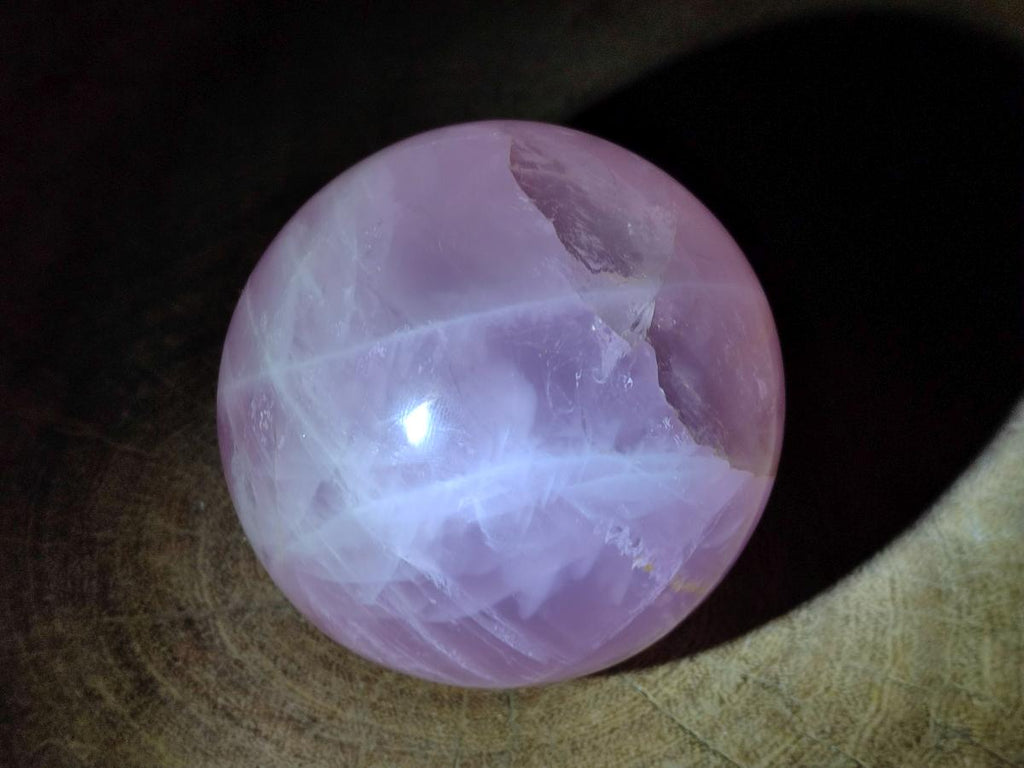 Polished Gemmy Star Rose Quartz Spheres x 2 From Madagascar - Toprock Gemstones and Minerals 