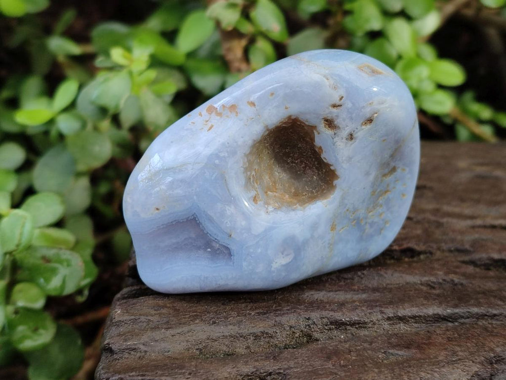 Polished Blue Lace Agate Free Forms x 6 From Nsanje, Malawi - Toprock Gemstones and Minerals 