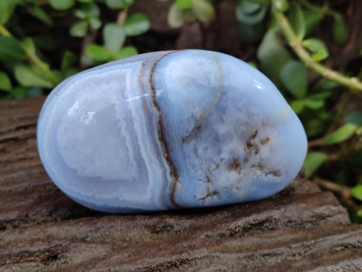 Polished Blue Lace Agate Free Forms x 6 From Nsanje, Malawi - Toprock Gemstones and Minerals 