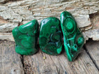 Polished Flower Banded Malachite Free Forms x 24 From Congo - Toprock Gemstones and Minerals 