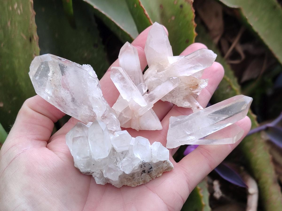 Natural Malagasy Quartz Clusters x 35 From Madagascar - Toprock Gemstones and Minerals 