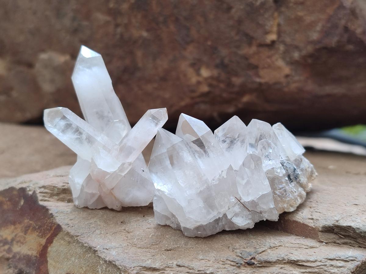 Natural Malagasy Quartz Clusters x 35 From Madagascar - Toprock Gemstones and Minerals 