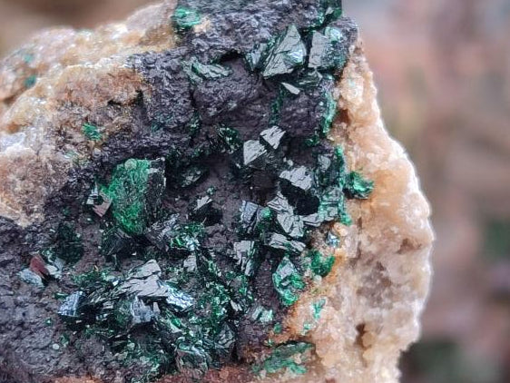 Natural Crystalline Malachite Specimens x 12 From Tenke Fungurume, Congo - Toprock Gemstones and Minerals 